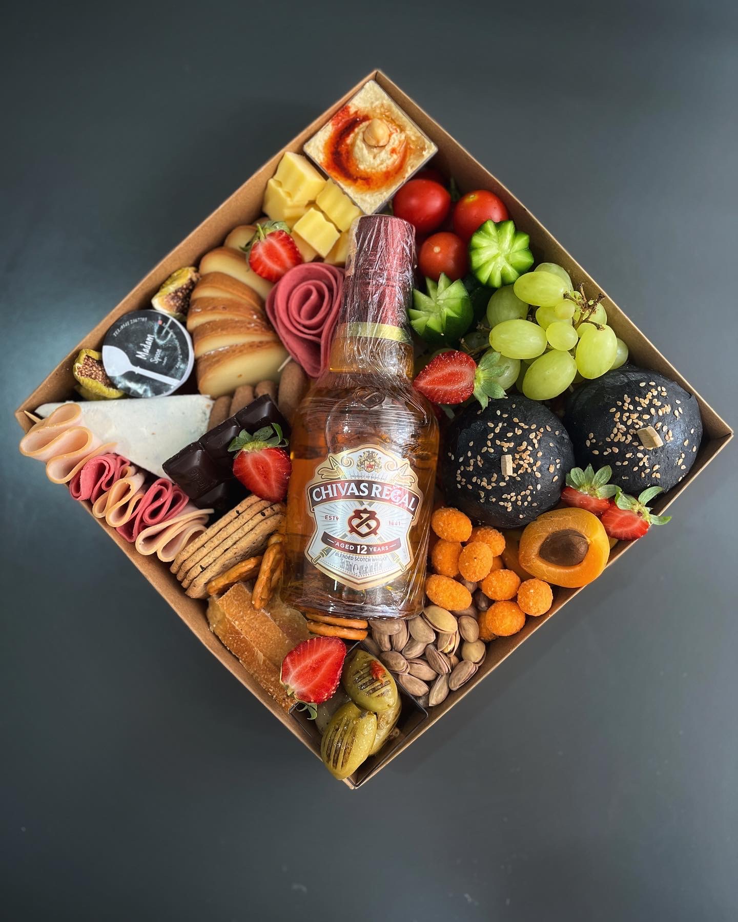 25*25 cm alkollü miks kutu