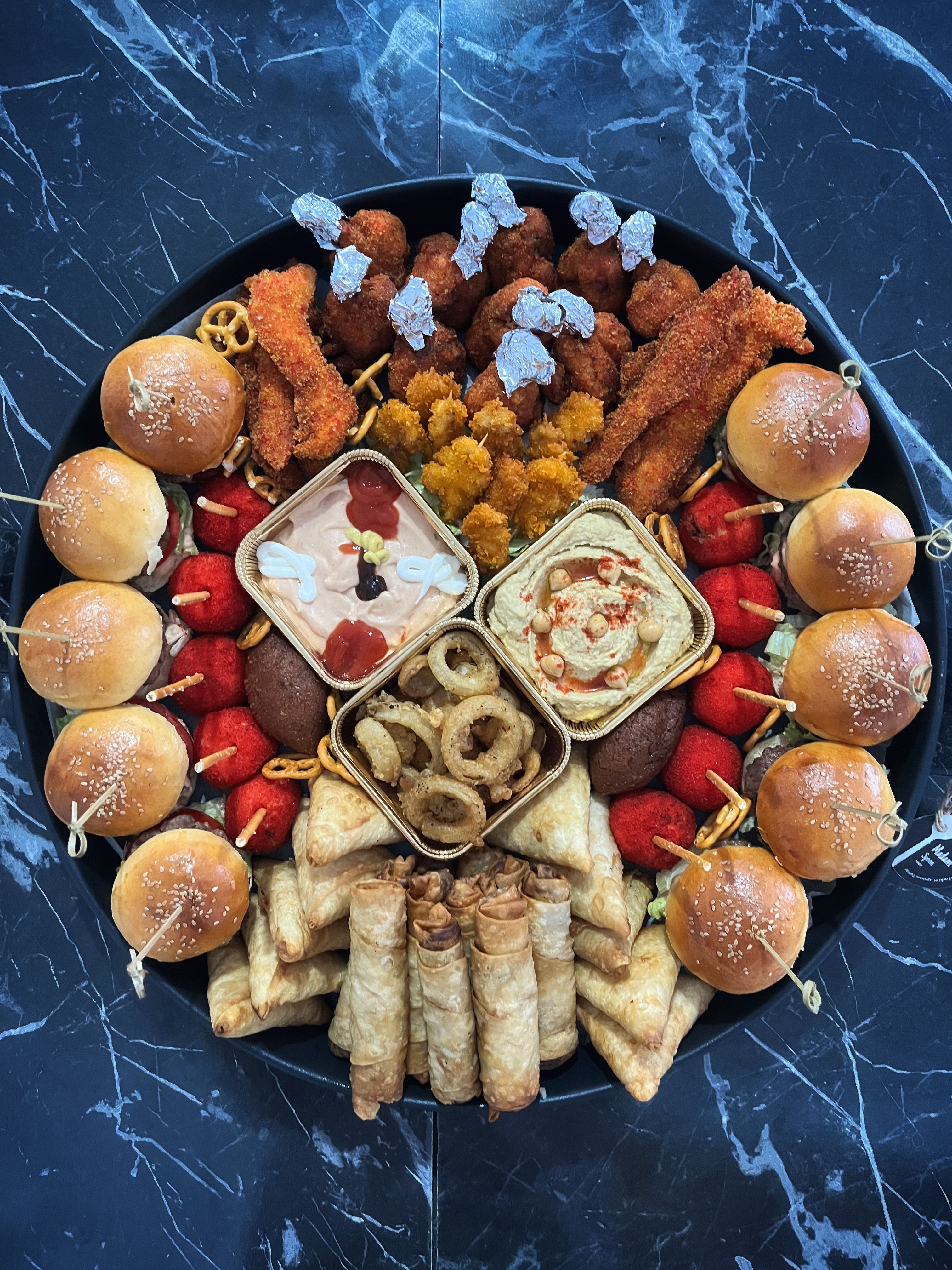 52 cm 10 kişilik fastfood tepsisi