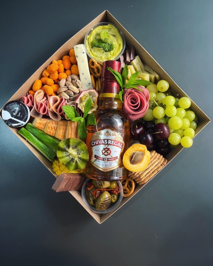 25*25 cm alkollü tadım kutusu