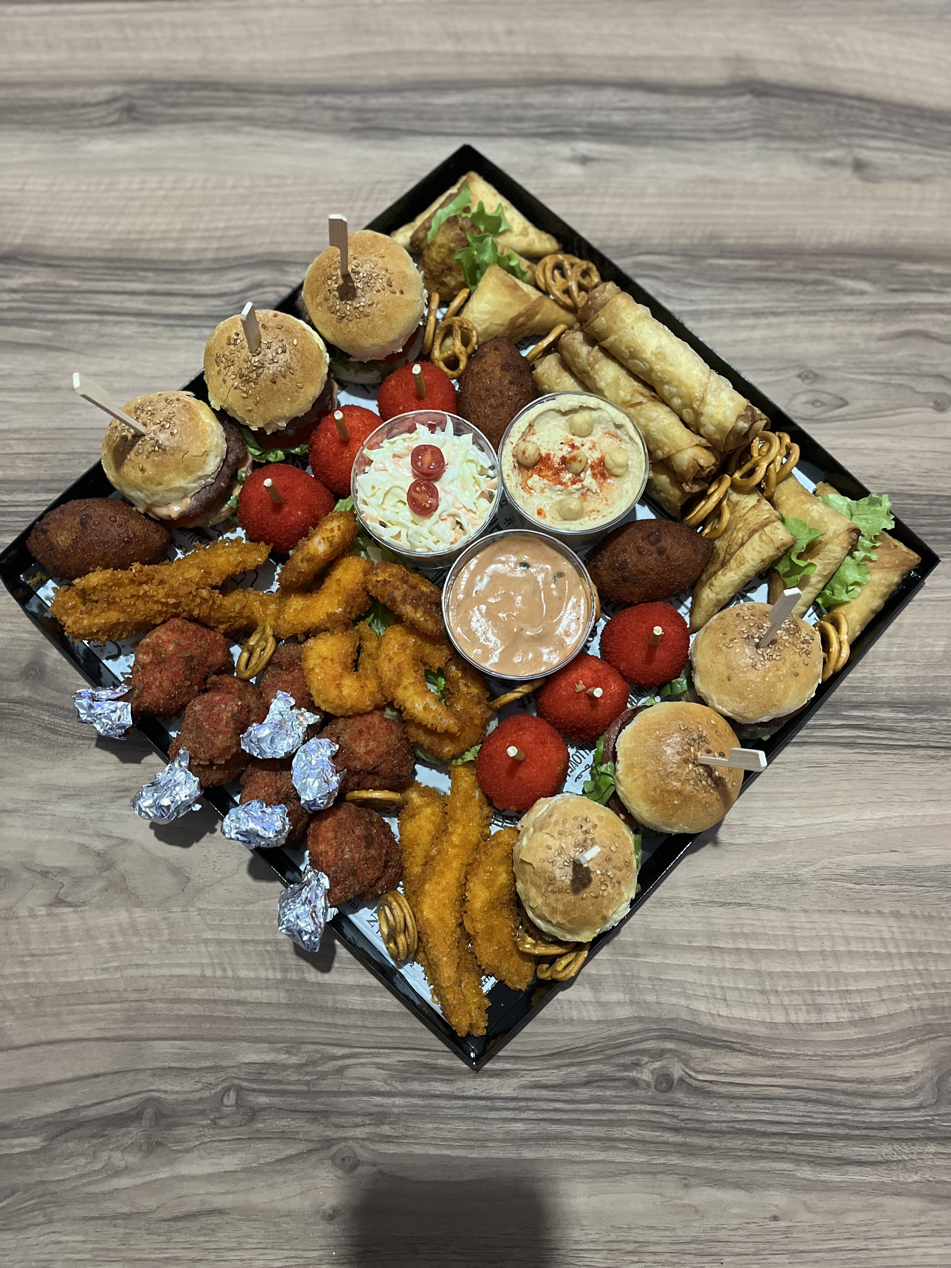 35*35cm 6 kişilikfastfood kutusu